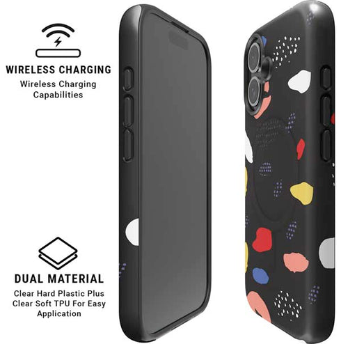 Dark Color Pop iPhone 16 Magsafe Impact Case
