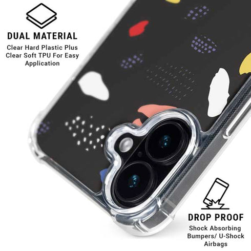 Dark Color Pop iPhone 16 Plus MagSafe Case