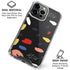 Dark Color Pop iPhone 16 Pro Max Clear Case
