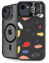 Dark Color Pop iPhone 16e Kickstand Case