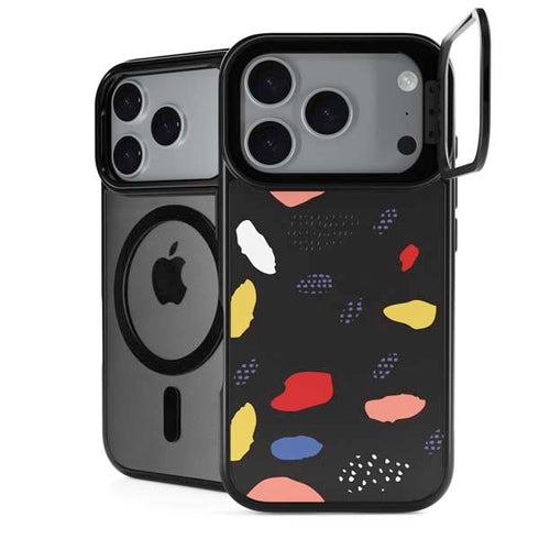 Dark Color Pop iPhone 18 Pro Kickstand Case