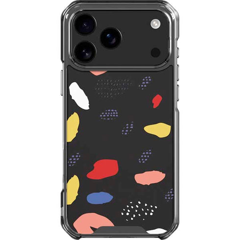 Dark Color Pop iPhone 18 Pro Max Clear Case