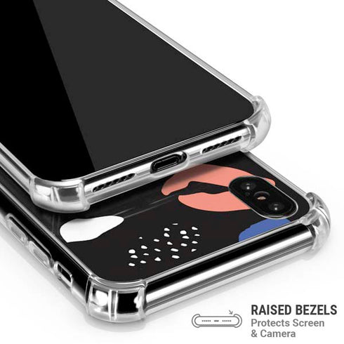 Dark Color Pop iPhone X/XS Clear Case