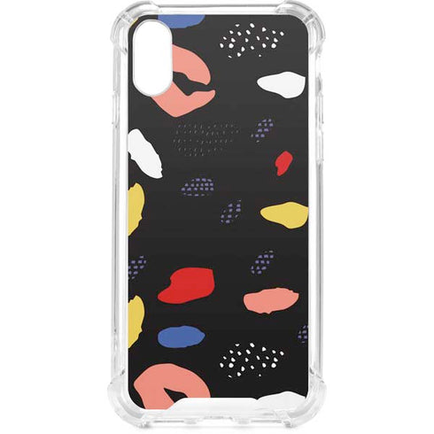 Dark Color Pop iPhone XS Clear Case