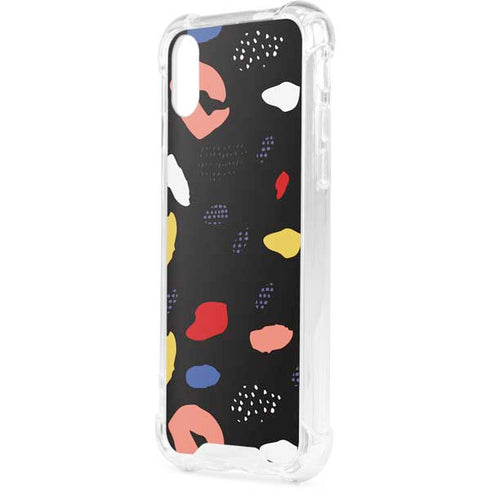 Dark Color Pop iPhone XS Clear Case
