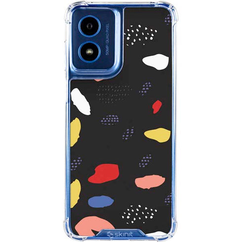 Dark Color Pop Moto G 5G (2024) Clear Case