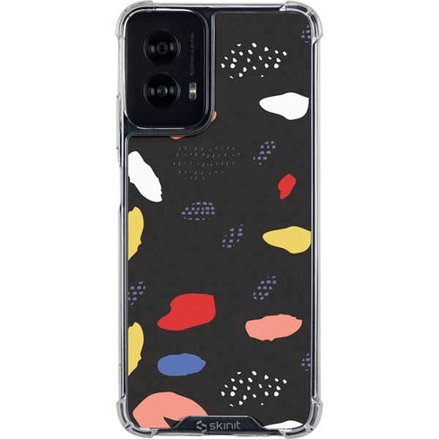 Dark Color Pop Moto G Power 5G (2024) Clear Case