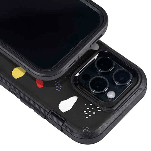 Dark Color Pop Otterbox Defender iPhone Skin