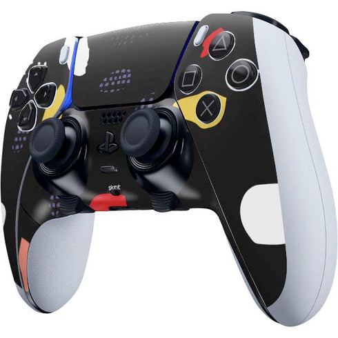 Dark Color Pop PS5 DualSense Edge Pro Controller Skin