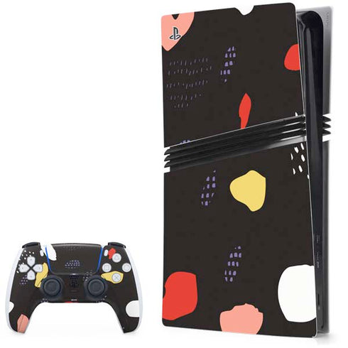 Dark Color Pop PS5 Pro Bundle Skin