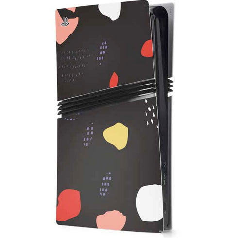 Dark Color Pop PS5 Pro Console Skin