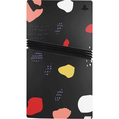 Dark Color Pop PS5 Pro Console Skin