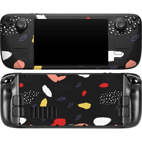 Dark Color Pop Steam Deck Handheld Gaming Computer OLED Skin