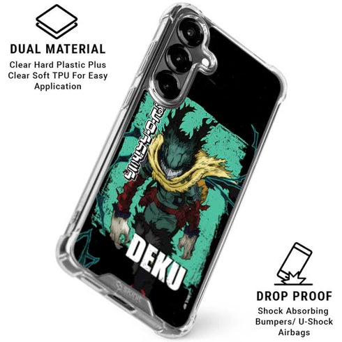 My Hero Academia Dark Deku Season 6 Galaxy S26 Clear Case