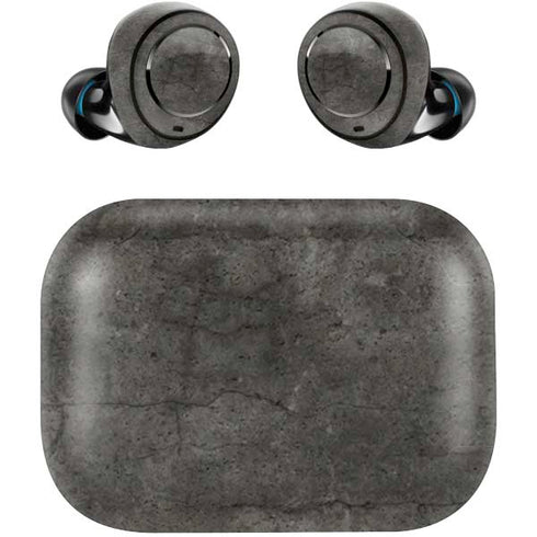 Dark Iron Grey Concrete Amazon Echo Buds Skin