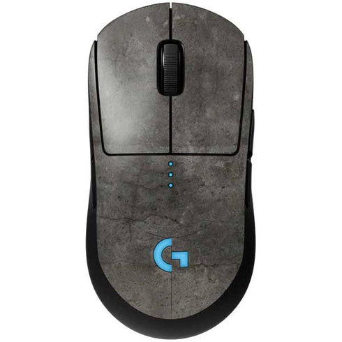 Dark Iron Grey Concrete G Pro Wireless Gaming Mouse Skin