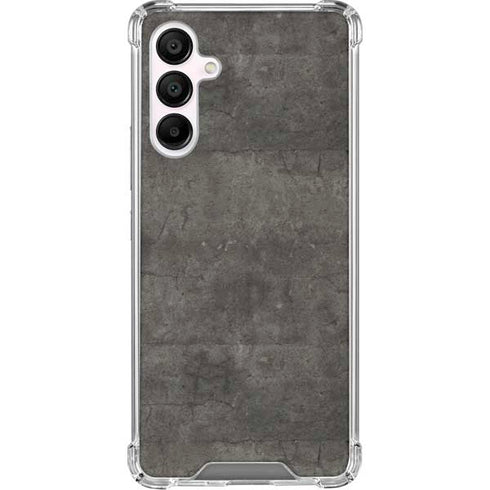 Dark Iron Grey Concrete Galaxy A16 5G Clear Case
