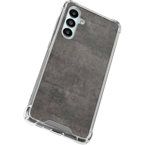 Dark Iron Grey Concrete Galaxy A16 5G Clear Case