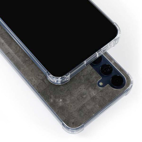 Dark Iron Grey Concrete Galaxy A35 5G Clear Case