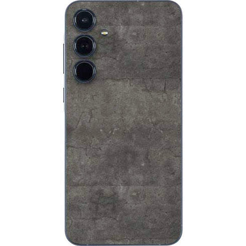 Dark Iron Grey Concrete Galaxy A35 5G Skin