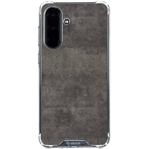 Dark Iron Grey Concrete Galaxy A36 5G Clear Case