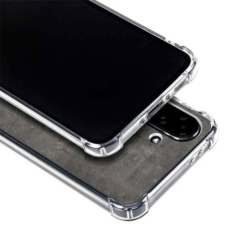 Dark Iron Grey Concrete Galaxy A36 5G Clear Case