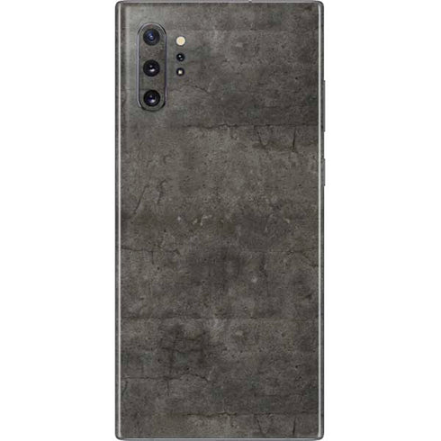 Dark Iron Grey Concrete Galaxy Note 10 Plus Skin