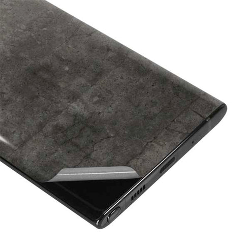 Dark Iron Grey Concrete Galaxy Note 10 Plus Skin