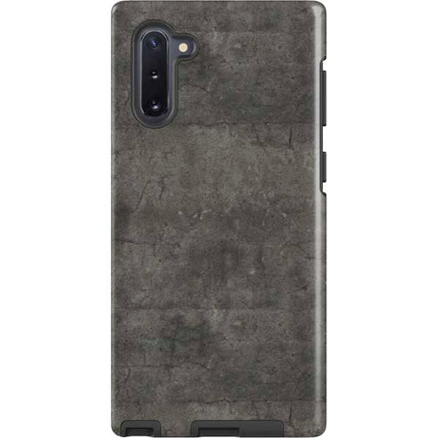 Dark Iron Grey Concrete Galaxy Cases