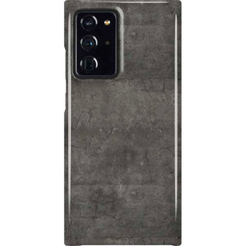 Dark Iron Grey Concrete Galaxy Cases