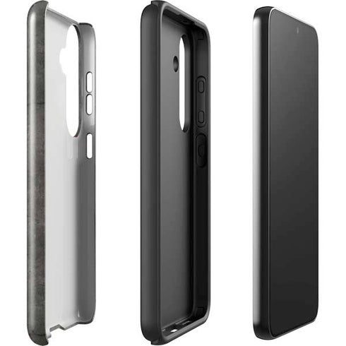 Dark Iron Grey Concrete Galaxy S25 Impact Case