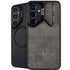 Dark Iron Grey Concrete Galaxy S25 Plus Kickstand Case