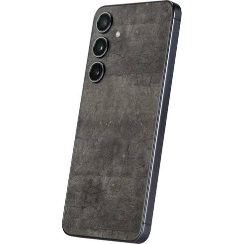 Dark Iron Grey Concrete Galaxy S25 Plus Skin