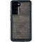 Dark Iron Grey Concrete Galaxy S24 Plus Waterproof Case