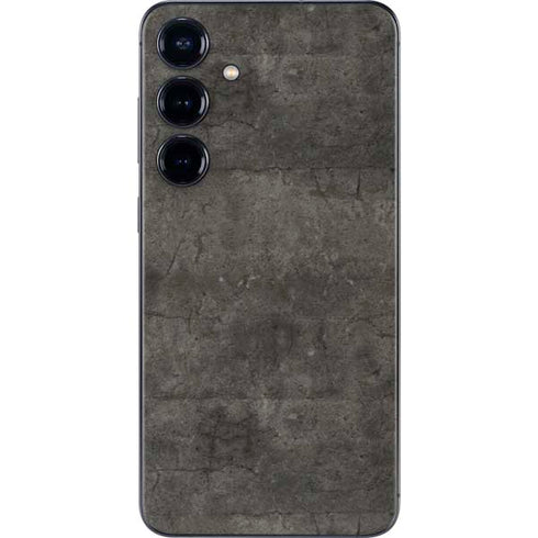 Dark Iron Grey Concrete Galaxy S25 Skin