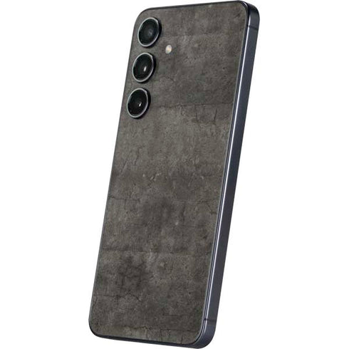 Dark Iron Grey Concrete Galaxy S25 Skin