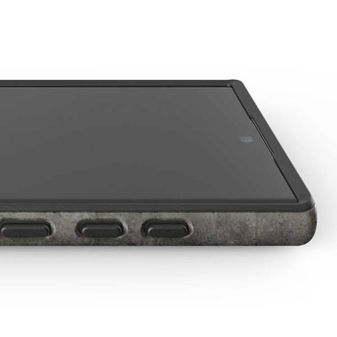 Dark Iron Grey Concrete Galaxy S25 Ultra Impact Case