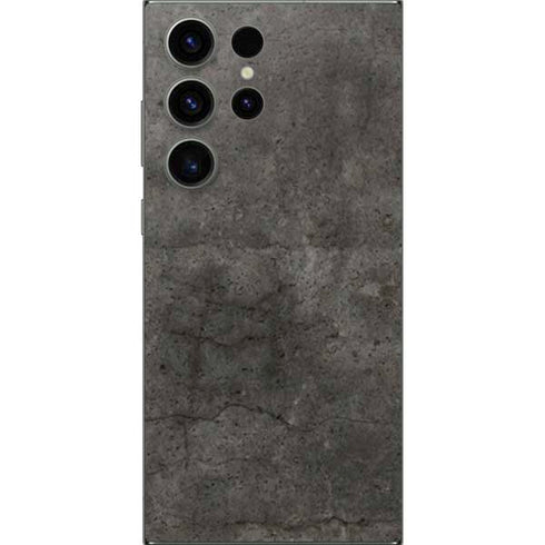 Dark Iron Grey Concrete Galaxy S24 Ultra Skin