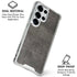 Dark Iron Grey Concrete Galaxy S26 Ultra Clear Case