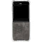 Dark Iron Grey Concrete Galaxy Z Flip6 Clear Case