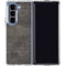 Dark Iron Grey Concrete Galaxy Z Fold5 5G Clear Case