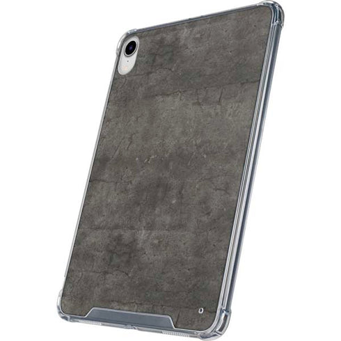 Dark Iron Grey Concrete iPad 11th Gen (2025) Clear Case