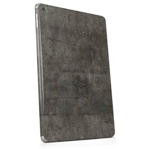 Dark Iron Grey Concrete Apple iPad Skin