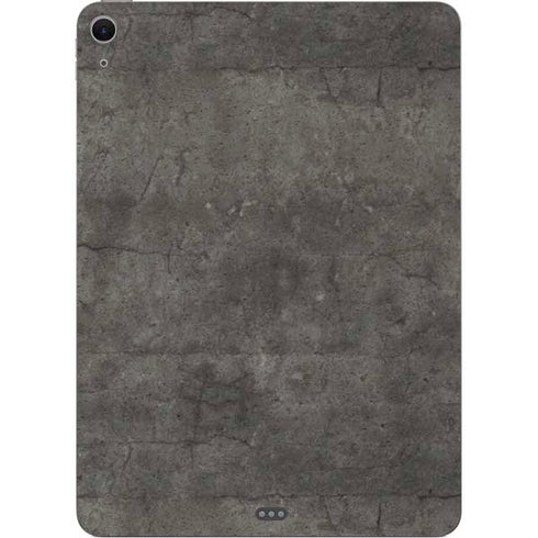 Dark Iron Grey Concrete Apple iPad Air Skin
