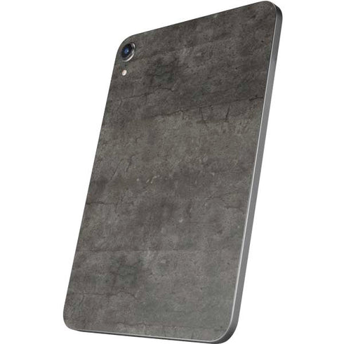 Dark Iron Grey Concrete Apple iPad Mini Skin