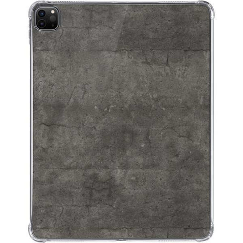 Dark Iron Grey Concrete iPad Pro 11in (2024) Clear Case