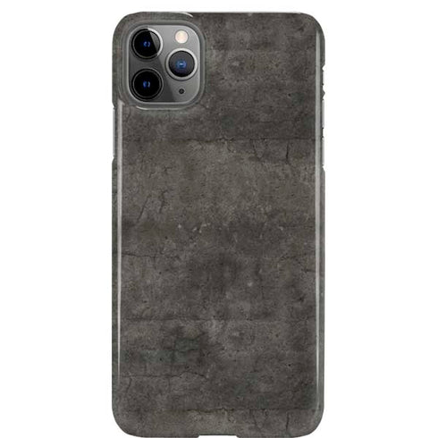 Dark Iron Grey Concrete iPhone Cases