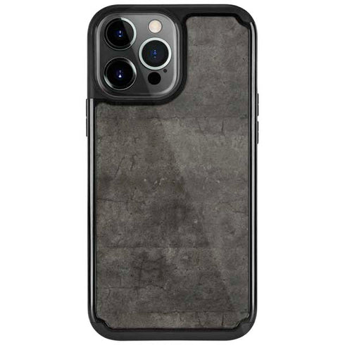 Dark Iron Grey Concrete iPhone Cases