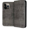 Dark Iron Grey Concrete iPhone 13 Pro Folio Case