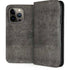 Dark Iron Grey Concrete iPhone 13 Pro Folio Case